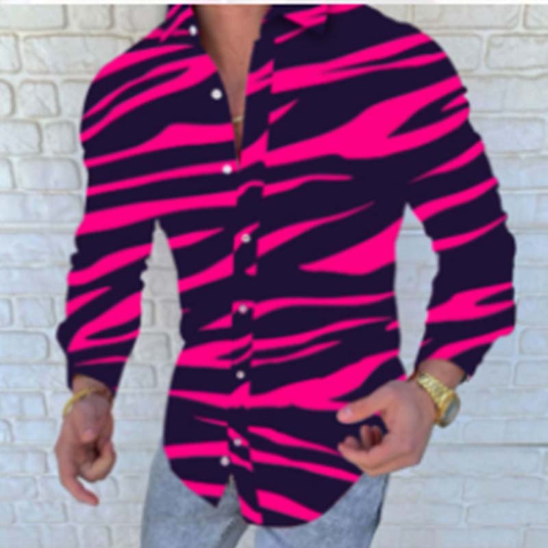 Sixsr New Poker print men's long sleeved shirt men casual shirt Hawaii shirt man Cardigan autumn shirt M-3XL Male Tops various colors