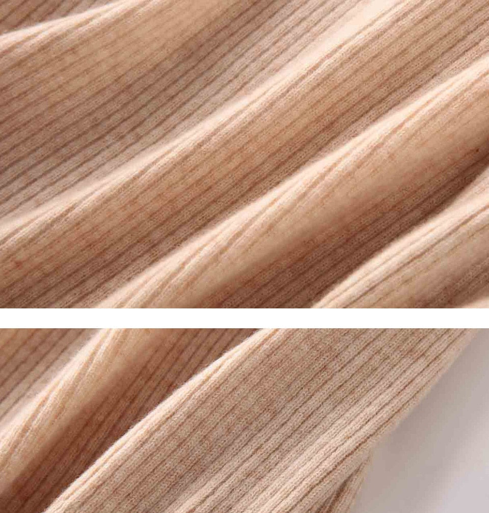 100% Merino Wool Turtleneck Women Sweater Autumn Winter Warm Soft Jumper Women Knitted Pullover Femme Cashmere Sweater Knit