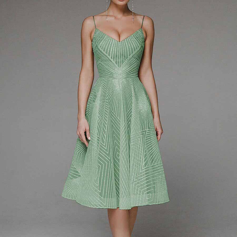 Sexy Slip Backless Embroidered Midi Dresses for Women Summer Elegant Luxury Evening Guest Wedding Long Formal Party Dress