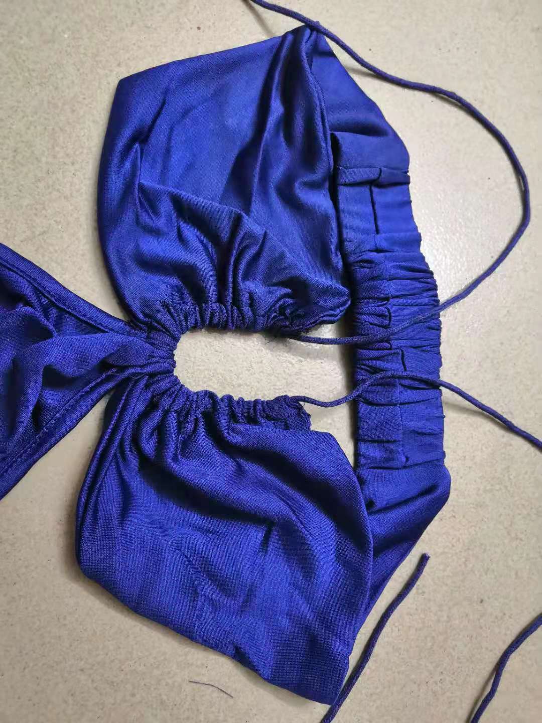 Sixsr Women Summer Dress Wrap Hollow Out Backless Halter Backless Beach Dresses Maxi Long Vestidos