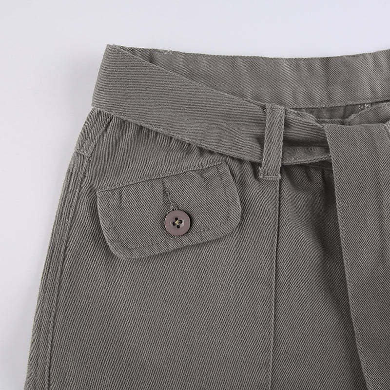 Sixsr Hot Sell Quality Grunge Streetwear Cargo Pants Woman Low Waist Baggy Mom Jeans Vintage 90s Hippie Wide Leg Denim Trousers Korean Outfits