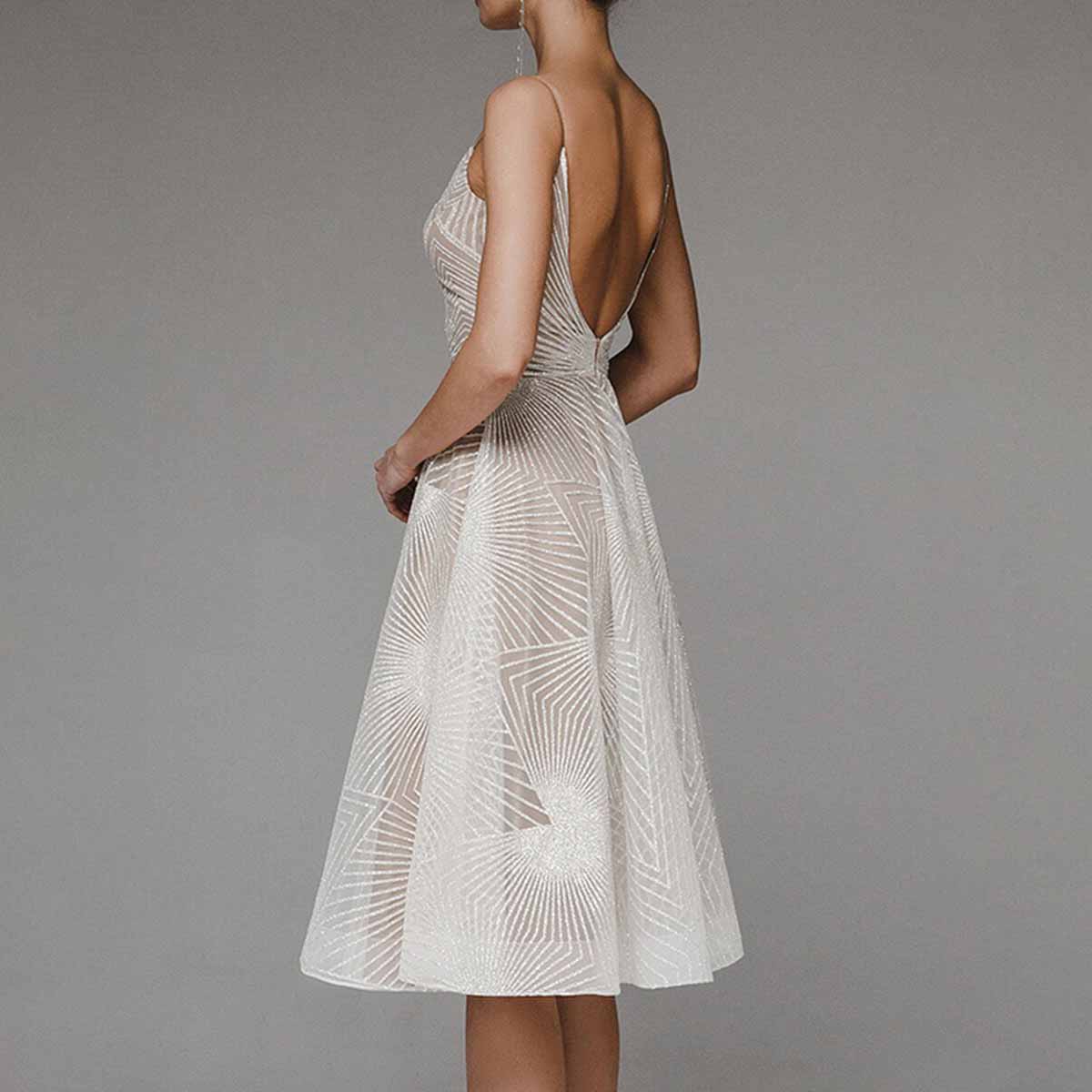Sexy Slip Backless Embroidered Midi Dresses for Women Summer Elegant Luxury Evening Guest Wedding Long Formal Party Dress