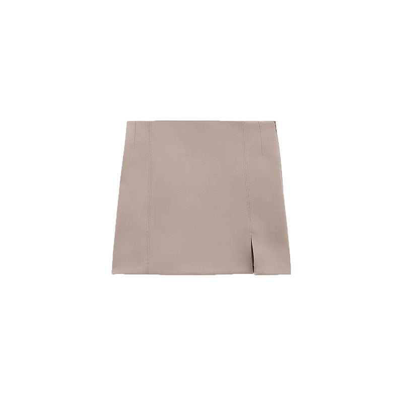 sixsr Stylish Elegant Skirt Suits Women  Fashion 2 Buttons Cropped Blazer Side Split Mini Skirts Suits Female Chic Sets