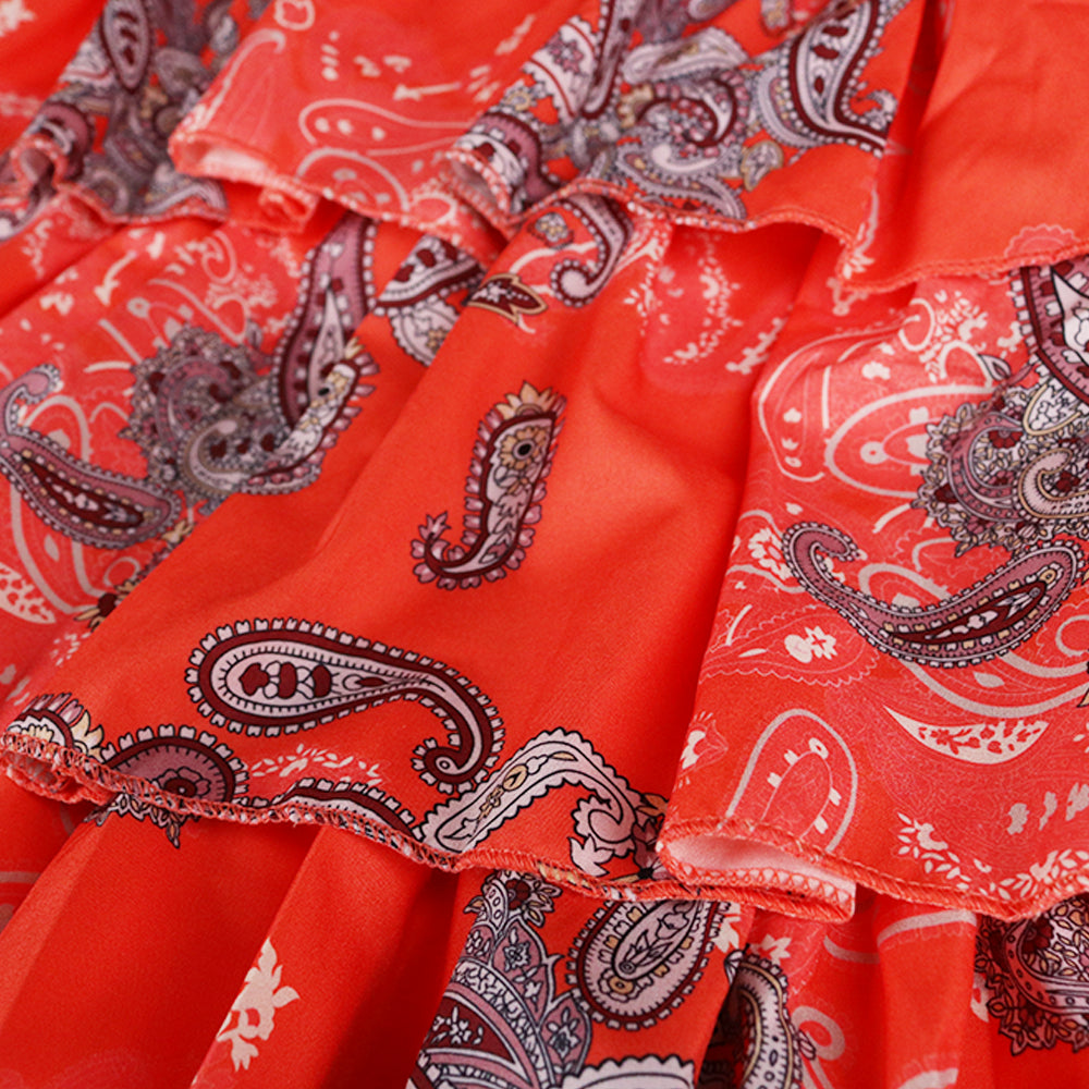 Sixsr Women Printed Dresses Long Sleeves Bowtie Cake Dress Female Ruffles Pleated Africn Fashion Lovely Date Sweet Vestidos Plus Size