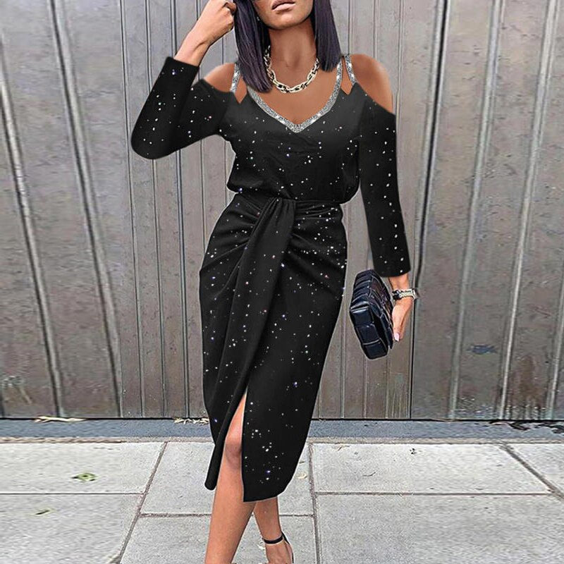 Vintage Print Elegant Women Folds Slim Dress Casual Hollow Out Patchwork Half Sleeve Dress Female Summer Round Neck Party Dress
