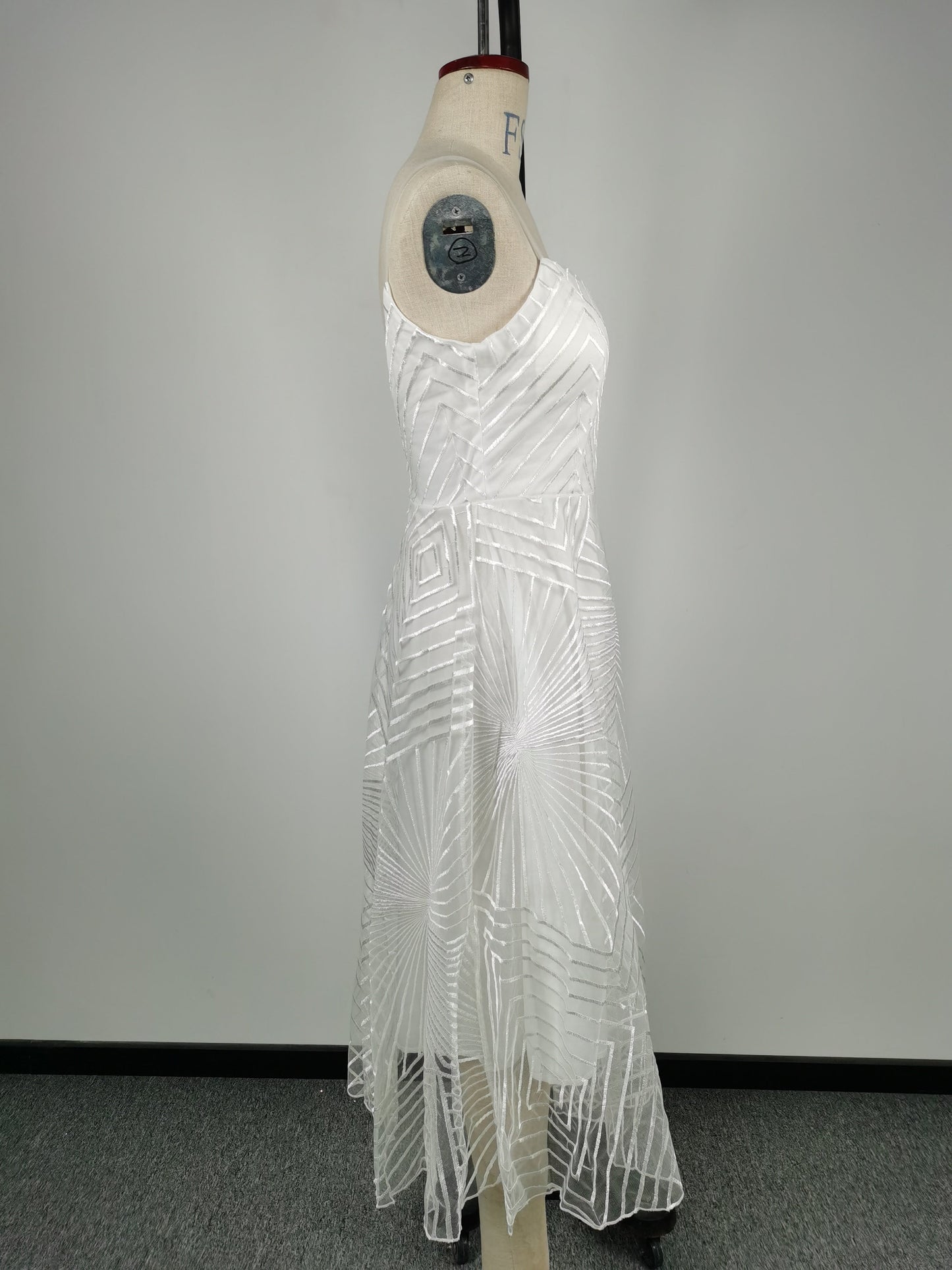 Sexy Slip Backless Embroidered Midi Dresses for Women Summer Elegant Luxury Evening Guest Wedding Long Formal Party Dress