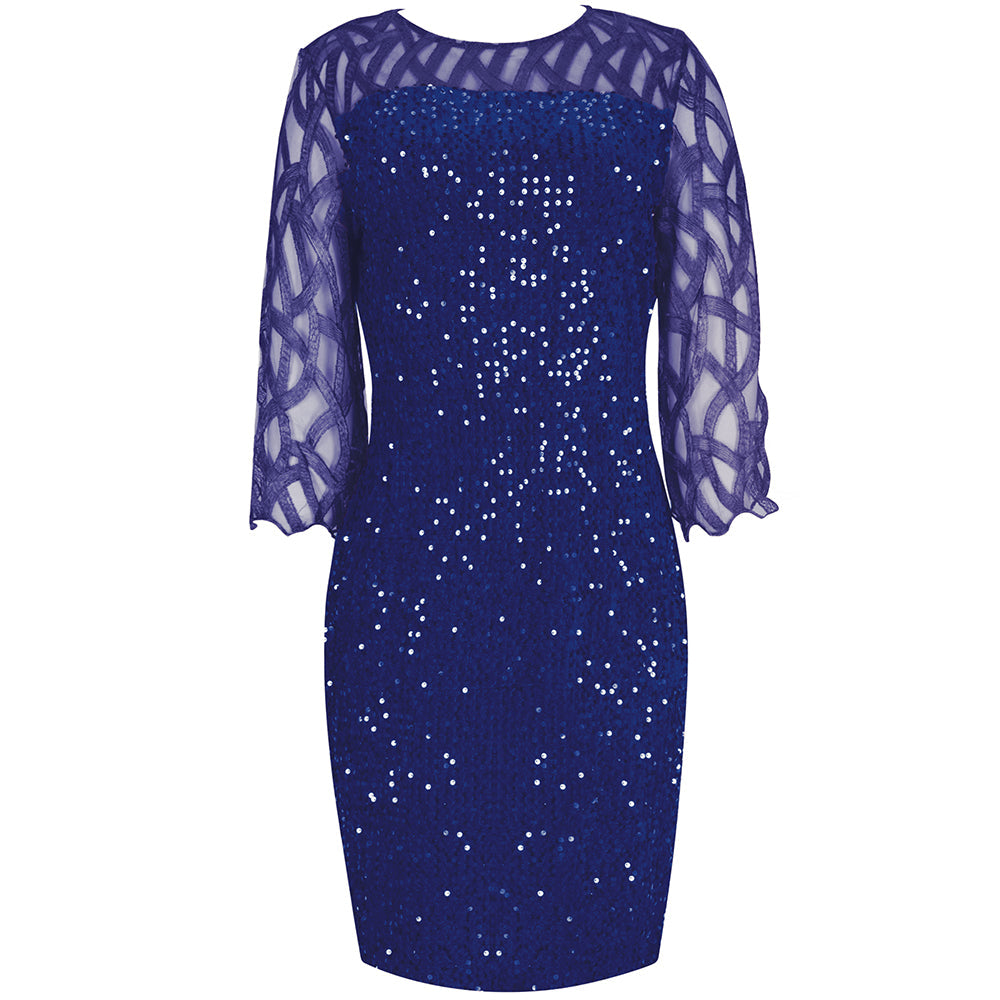 sixsr Party Dresses Plus Size Women's Summer Dress for Women Elegant Sequin Green Bodycon Dress Evening Wedding Outfits 4XL 5XL