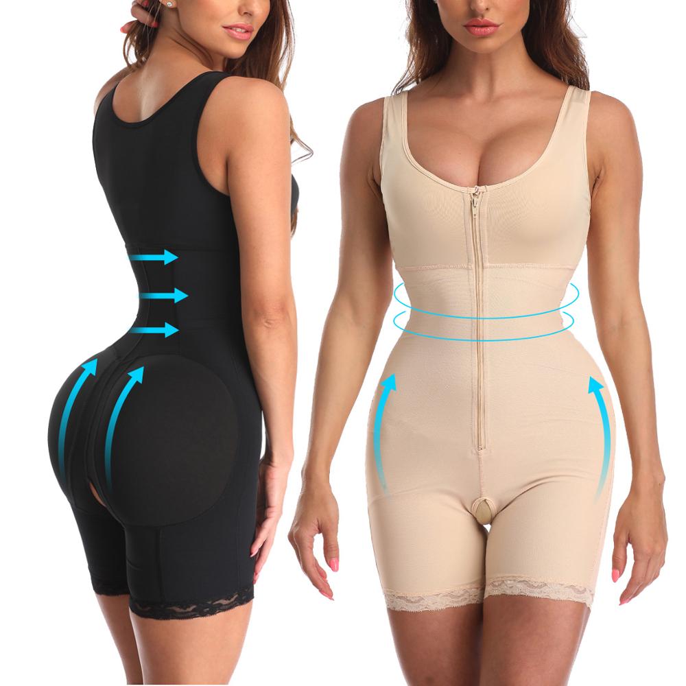 sixsr Fajas Full Body Shaper Modeling Waist Trainer Butt Lifter Thigh Reducer Tummy Control Push Up Shapewear