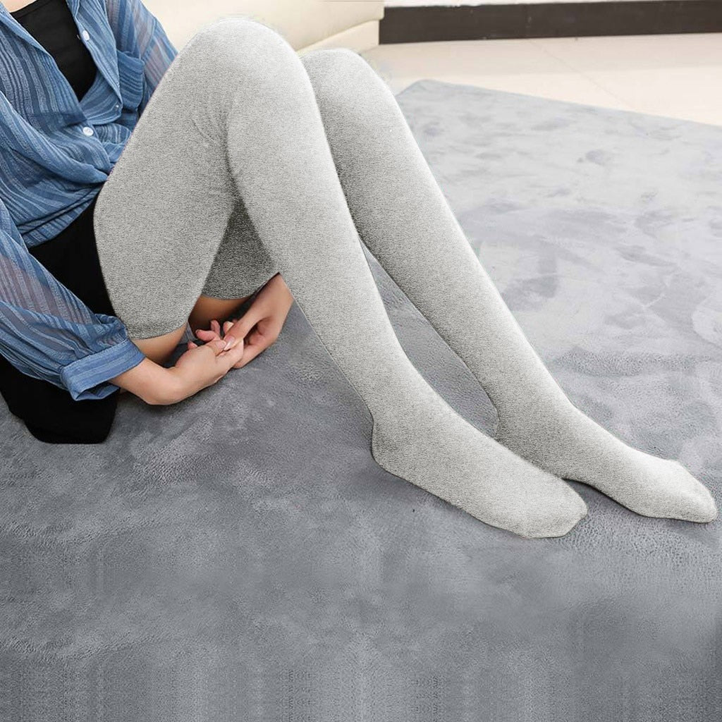 NEW Knee Socks Women Cotton Thigh High Over The Knee Stockings For Ladies Girls Warm 80cm Super Long Stocking Sexy Medias