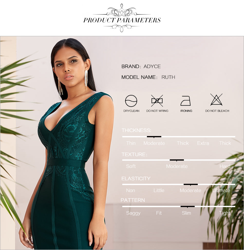 Sixsr New Summer Tank Bodycon Bandage Dress Women Sexy Sleeveless Lace Green Club Celebrity Evening Party Dresses Vestidos