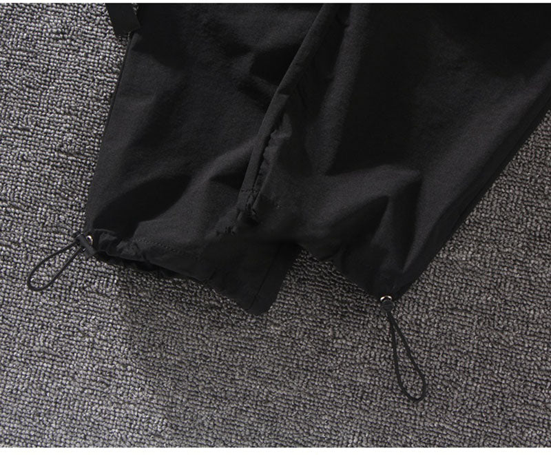 Sixsr  Women Fashion Spring  Autumn Streetwear embroidery Cargo Pants Women Harajuku BF Loose Big Pocket Hearm Pants High Waist Loose Female Trousers