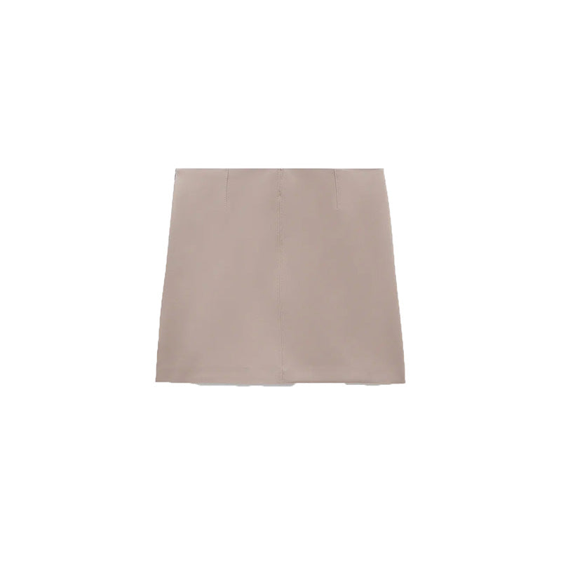 sixsr Stylish Elegant Skirt Suits Women  Fashion 2 Buttons Cropped Blazer Side Split Mini Skirts Suits Female Chic Sets