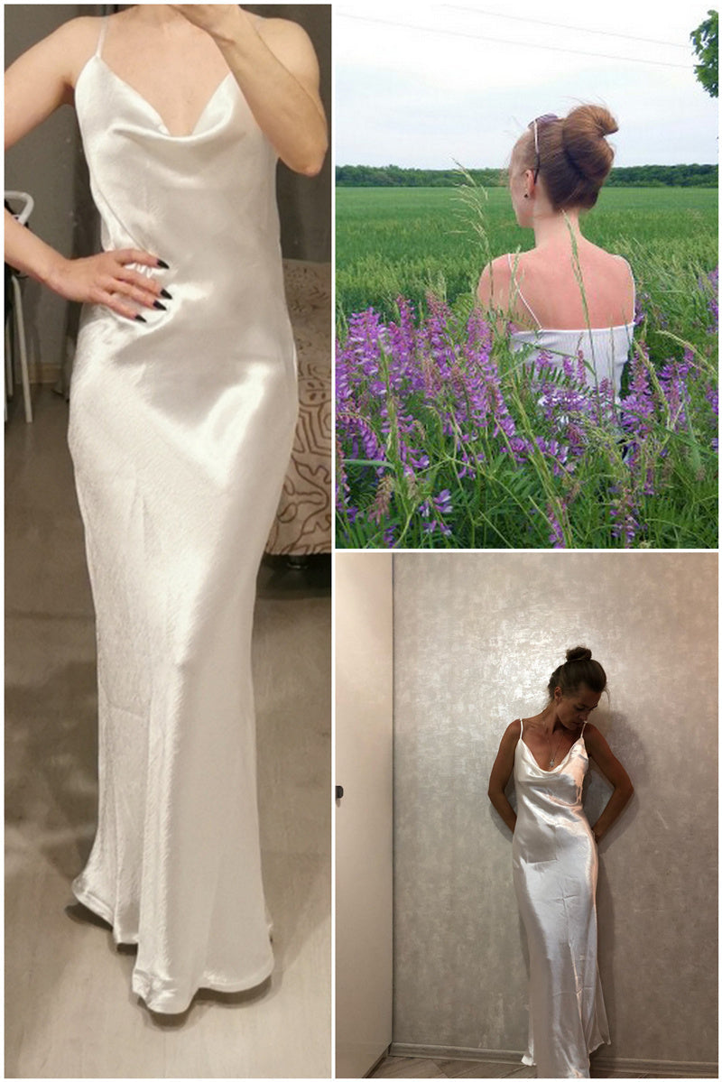 Sixsr Summer Dresses For Women Sexy Spaghetti Strap Backless Summer Dress Women Satin Lace Up Trumpet Long Dress Elegant Bodycon Party Dresses