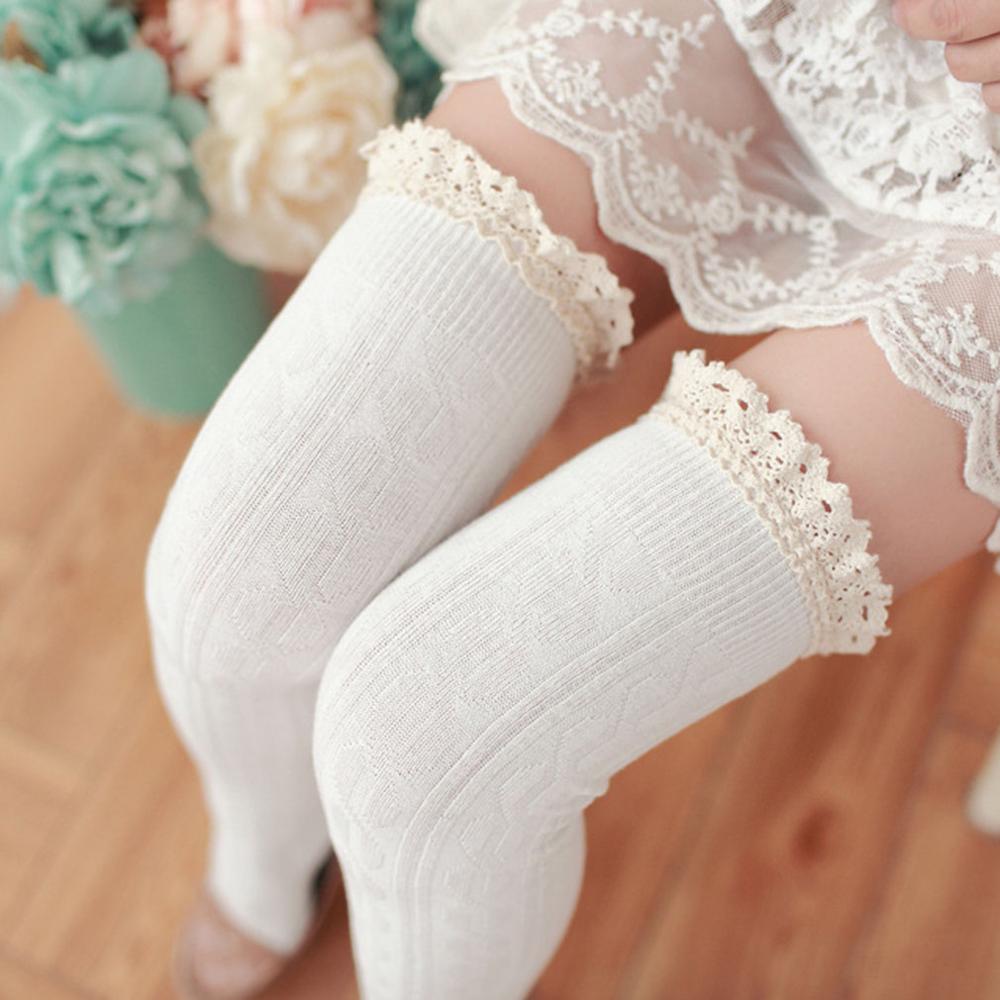 Knee Socks Women Cotton Thigh High Over The Knee Stockings For Ladies Girls Warm Long Stocking Sexy Medias