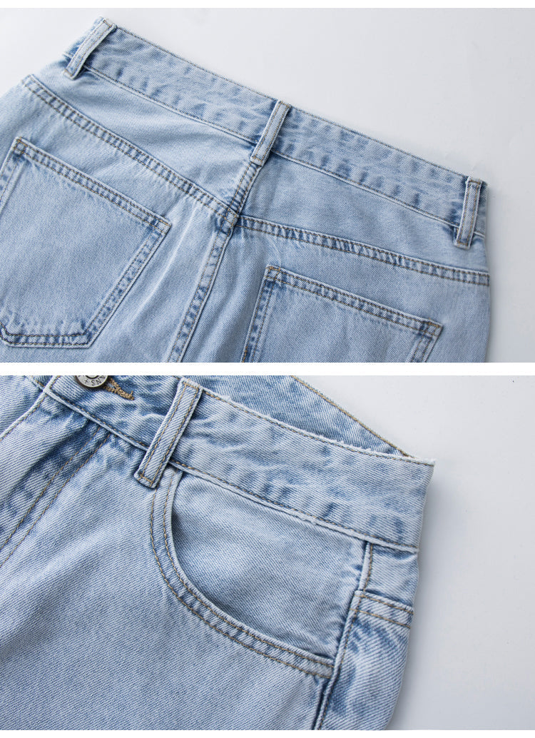 Sixsr Low Rise Jeans Women Baggy Jeans New Fashion Straight Leg Pants Y2k Denim Trousers Blue Vintage Mom Loose Low Waist Jeans