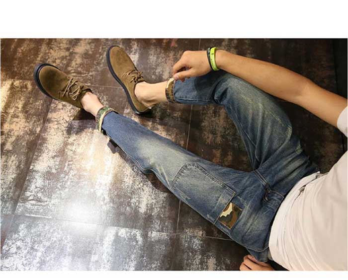 Men Harem Jeans Loose Baggy Casual Joggers Plus Size Hip Hop Denim Pants Camouflage Patchwork Streetwear Trousers Man Clothing