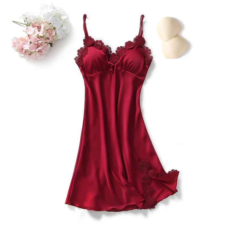 Yellow Robes Suit Autumn Women Nightgown Sets 2 Pieces Nightdress Bathrobe With Chest Pad Female Satin Kimono Bath Gown Sleepwea