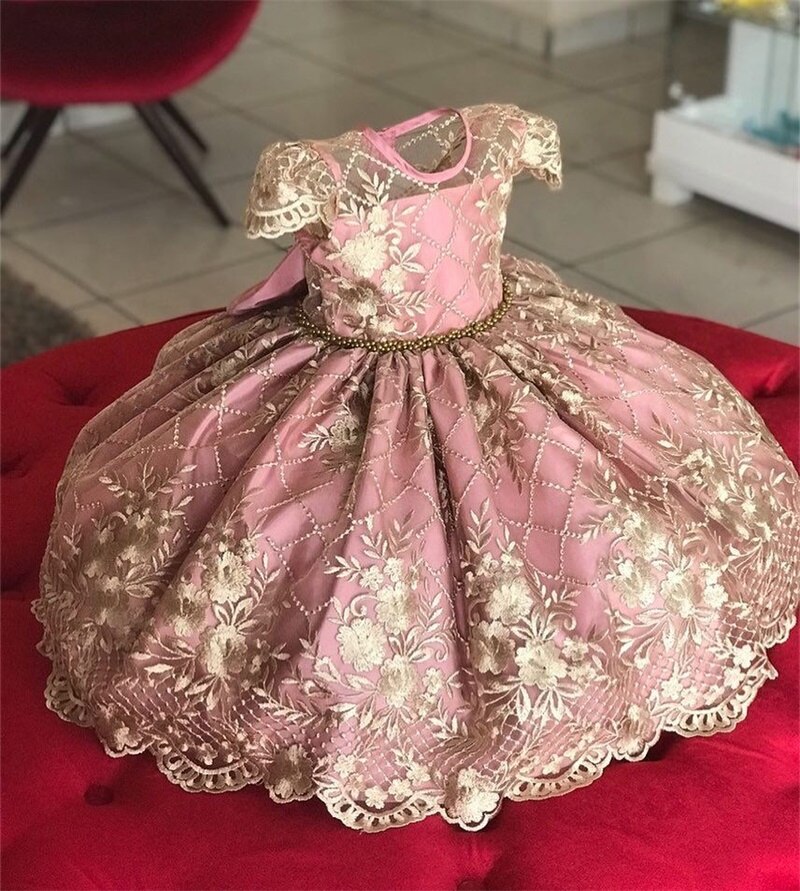 sixsr Girls Ruffles Princess Dress For Kids Wedding Elegant Party Tutu Prom Gown Children Birthday Pageant Communion Formal Vestidos