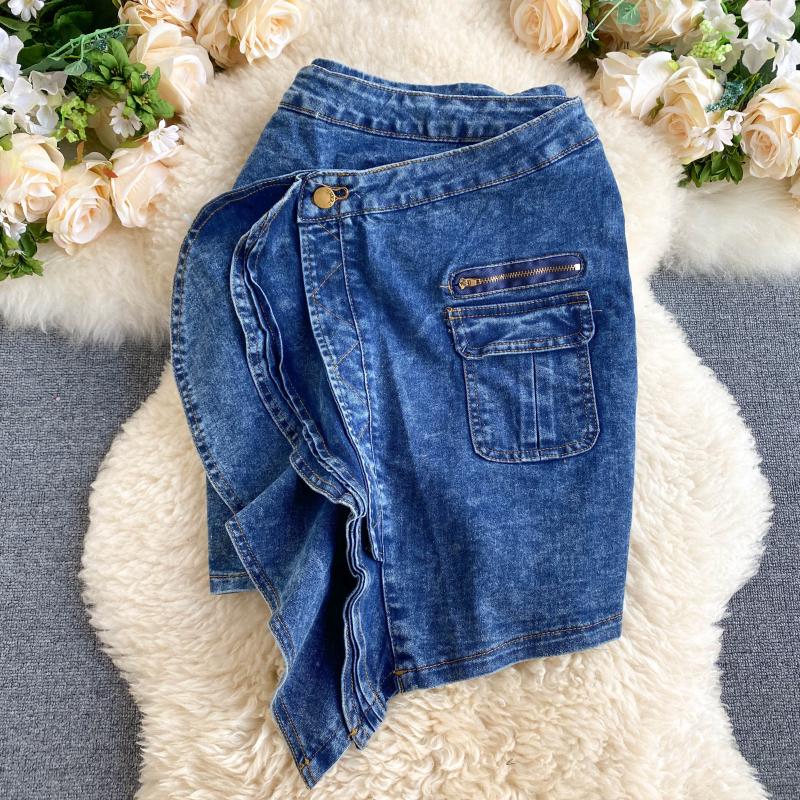 Sixsr Trends high quality Spring Autumn Two Piece Set Women Sexy Jeans 2 Two Piece Set Long Sleeve Crop Tops And Bodycon Short Denim Skirt Suits for Woman