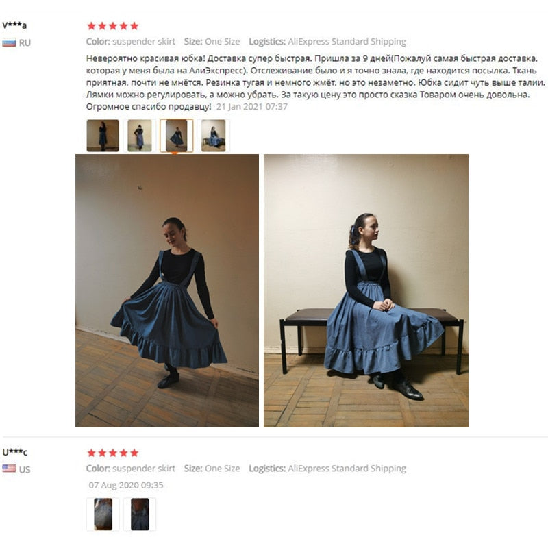 Sixsr  Spring Midi Skirt For Women Spring Summer Japanese Style Kawaii Lolita Skirt Teens Soft Girl High Waist Ruffles Suspender Skirts rok