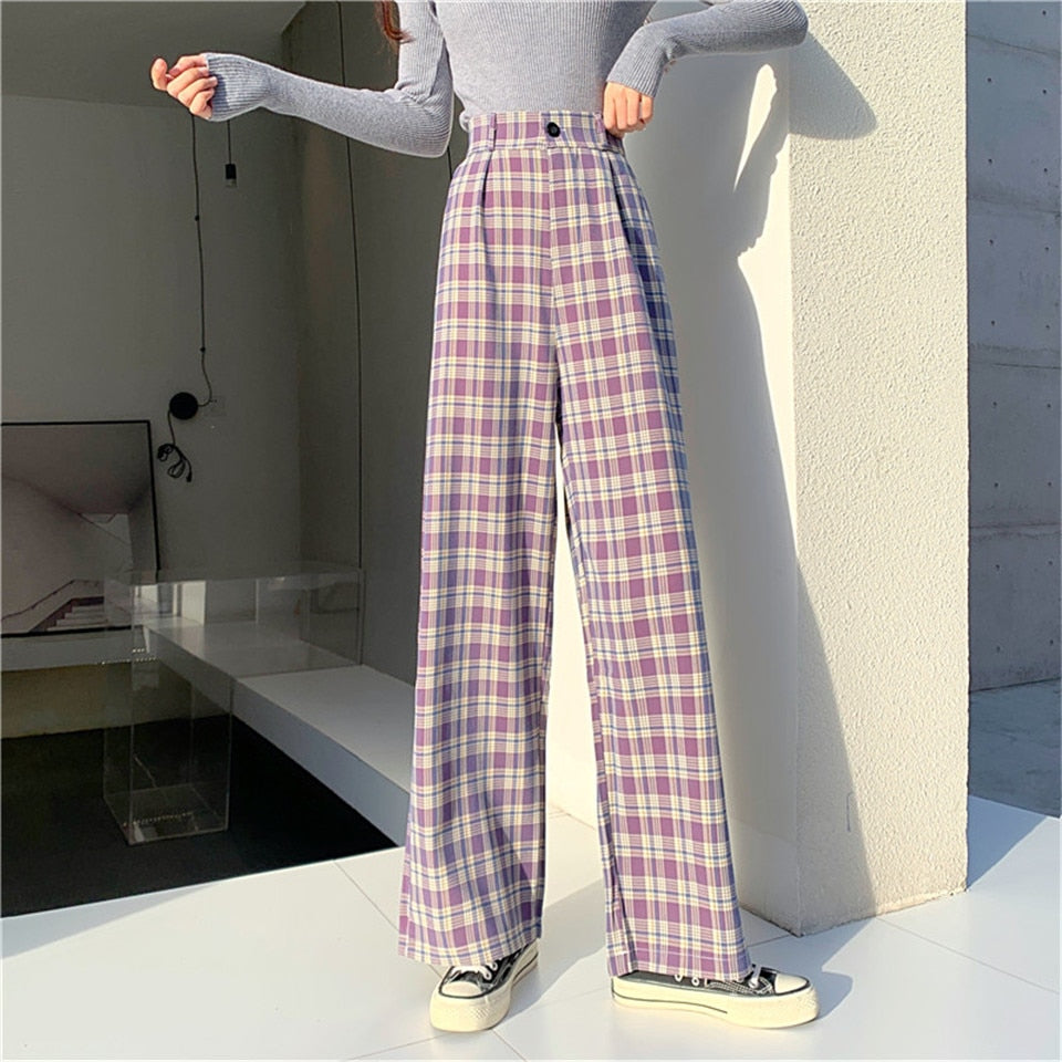 Sixsr Sweatpants Women Clothes Pants Streetwear Winter Fashion Korean Style Wide Leg Harajuku Baggy Black High Waisted Vintage