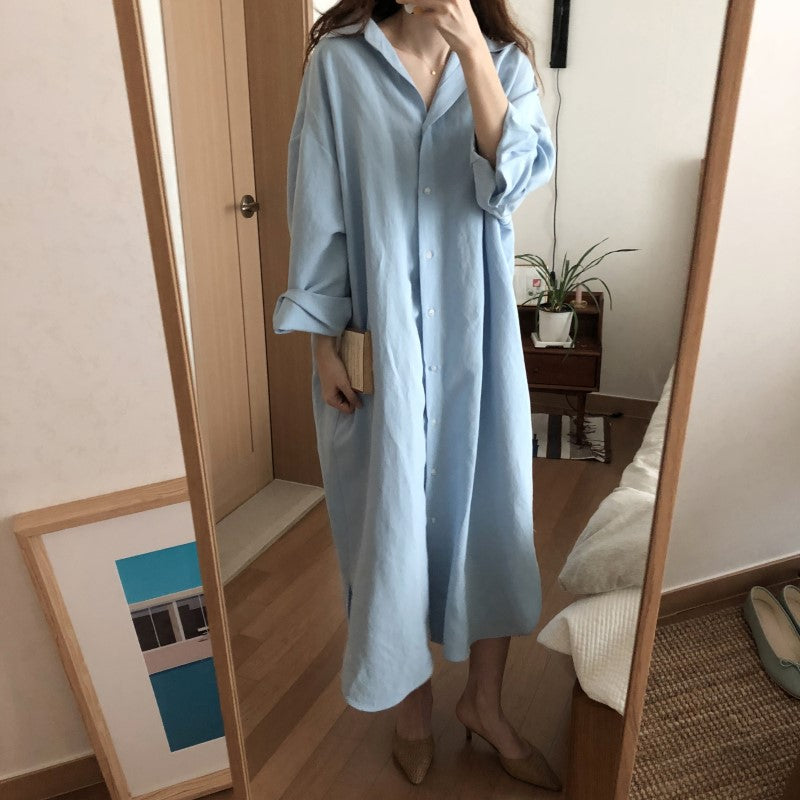 S-2XL Plus Size Summer Shirt Dress Evening Kaftan Vintage Dress Party Oversize Long Beach Women Dresses Robe Vestido Maxi