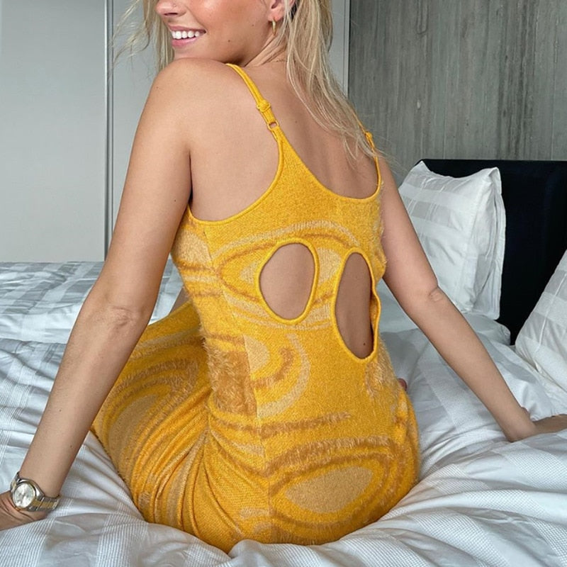 Green Vintage Dress Women Spaghetti Strap Sexy Bodycon Dress Casual Y2K Paisley Fashion Party Dresses Women Beach Vestido