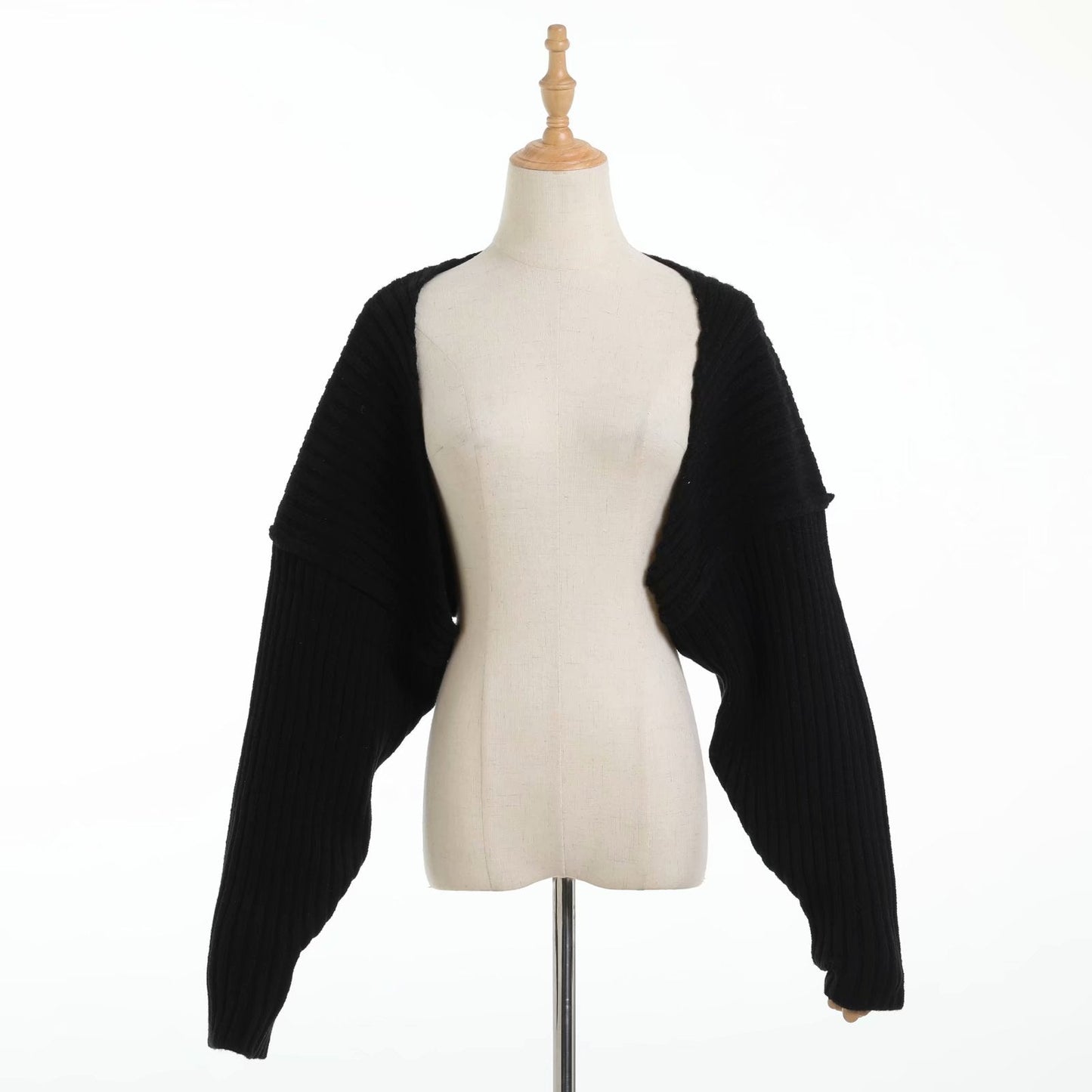 Sexy cropped cardigan knitted short cardigan sweaters for women fashion cute tops korean style long sleeve top batwing sleeve
