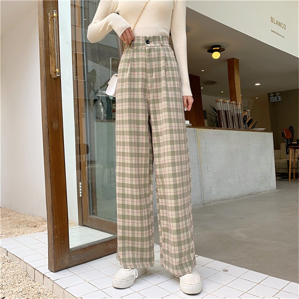 Sixsr Sweatpants Women Clothes Pants Streetwear Winter Fashion Korean Style Wide Leg Harajuku Baggy Black High Waisted Vintage
