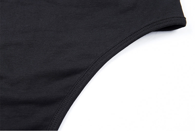sixsr New Summer Women Sexy Bodysuit Spring Fashion Casual Backless Spaghetti Strap Black Bodysuit Body Tops For Women Short Jumpsuit