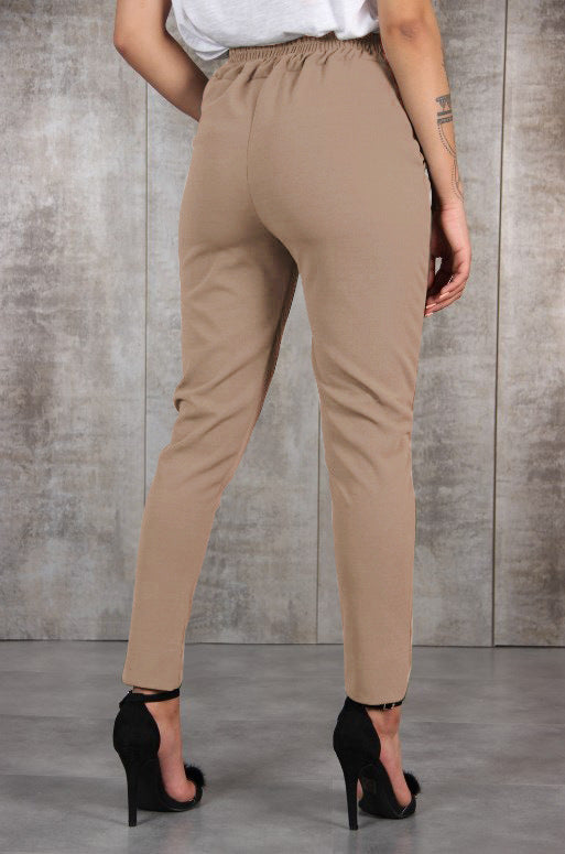 Casual Slim Chiffon Thin Pants For Women High Waist Black Khaki Green Pants Woman Trousers