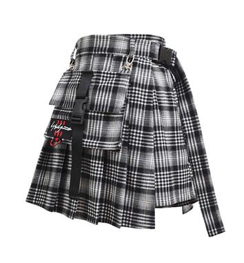 sixsr Preppy Style Women Skirts Spring Summer Skirts Female High Waist Lace Up Big Hem Mini Skirt For Girls A-Line Skirt