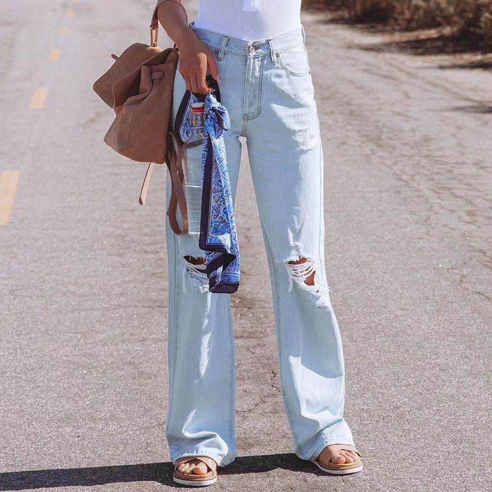 Sixsr Spring Casual Baggy Jeans Women Fashion High Waist Jeans Mom Denim Trousers Overalls Oversize Boyfriend Pants Vintage