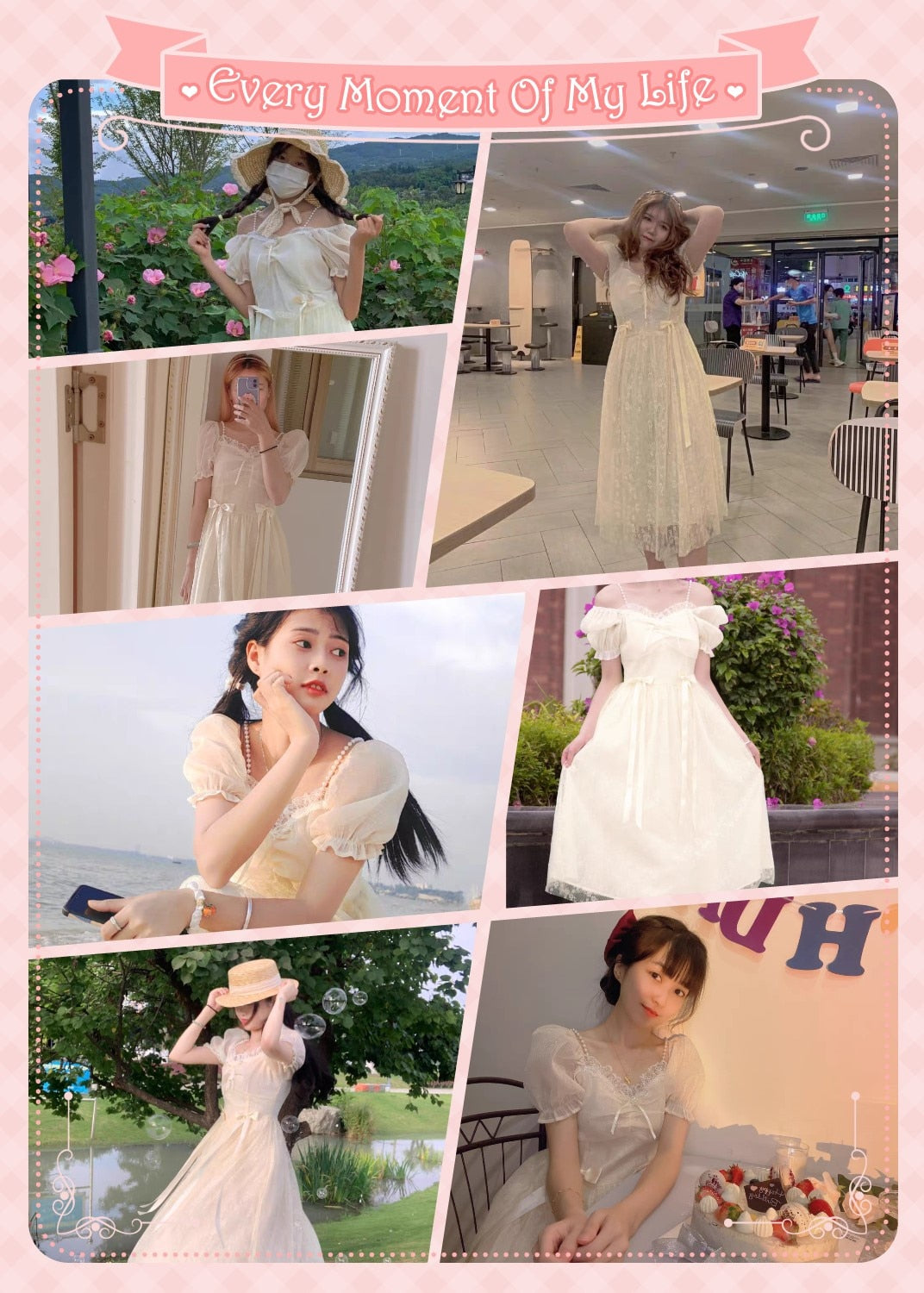 sixsr Top quality Elegant Princess Dress Women Vintage Lace-up Party Long Fairy Dresses for Women Spring Victorian Wedding Midi Dress Korean