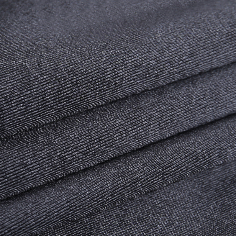 Sixsr Summer Dresses For Women  Sexy Black Satin Spaghetti Straps Low Cut Long Dress Women Summer Ruched Side High Split Maxi Dress Elegant Party Club