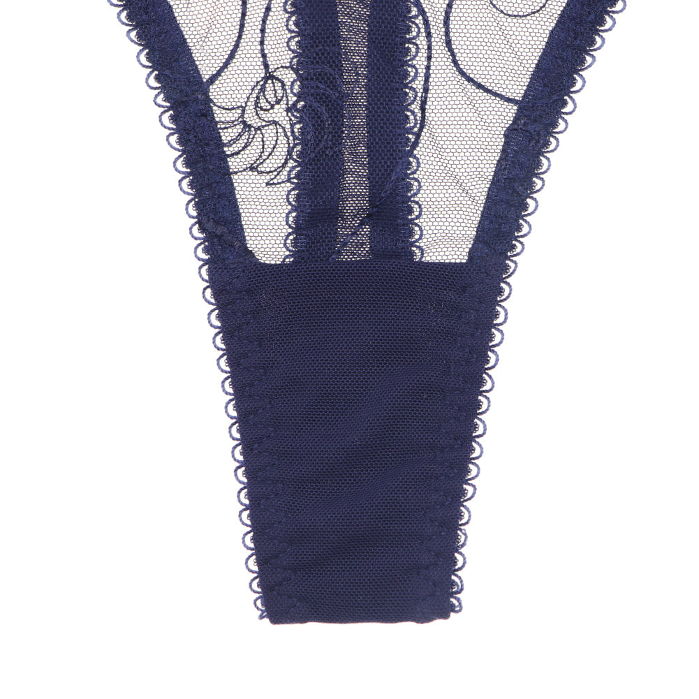 sixsr  Hot 2pcs Women Sexy Ultra-Thin  Breathable Floral Lingerie  Sets Bras+Thongs