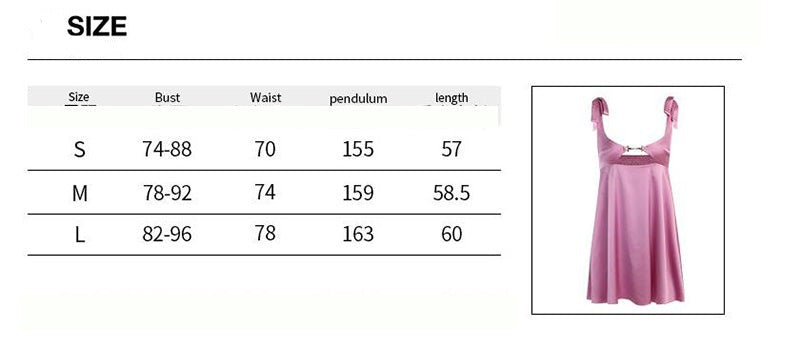 sixsr Women Clothing Sexy Temperament Commuter Solid Color Bandage One-neck Dress  Spring and Summer New French Satin Mini Skirt
