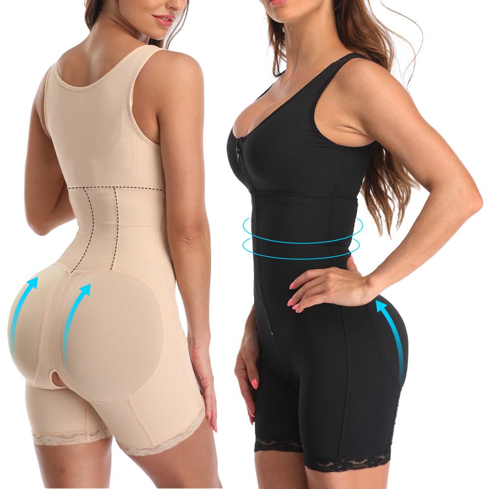 sixsr Fajas Full Body Shaper Modeling Waist Trainer Butt Lifter Thigh Reducer Tummy Control Push Up Shapewear
