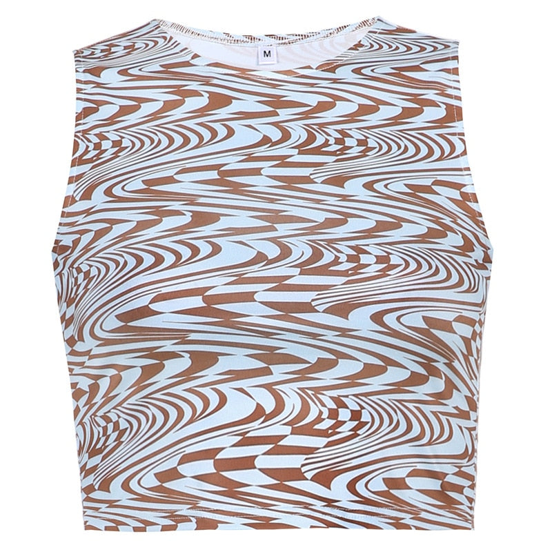 sixsr 80s fashion 21 Style Sexy Vintage Strappy Y2K Halter Crop Top Women Summer 90s Backless Cami Tops Tees Ladies Fashion Fitness Camisole Party