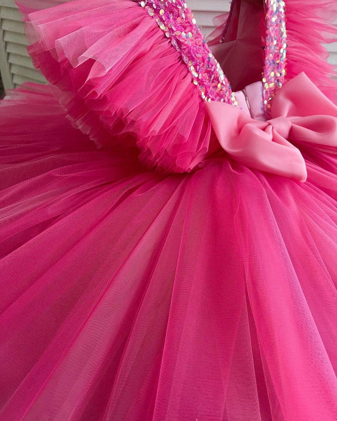 sixsr Girls Ruffles Princess Dress For Kids Wedding Elegant Party Tutu Prom Gown Children Birthday Pageant Communion Formal Vestidos