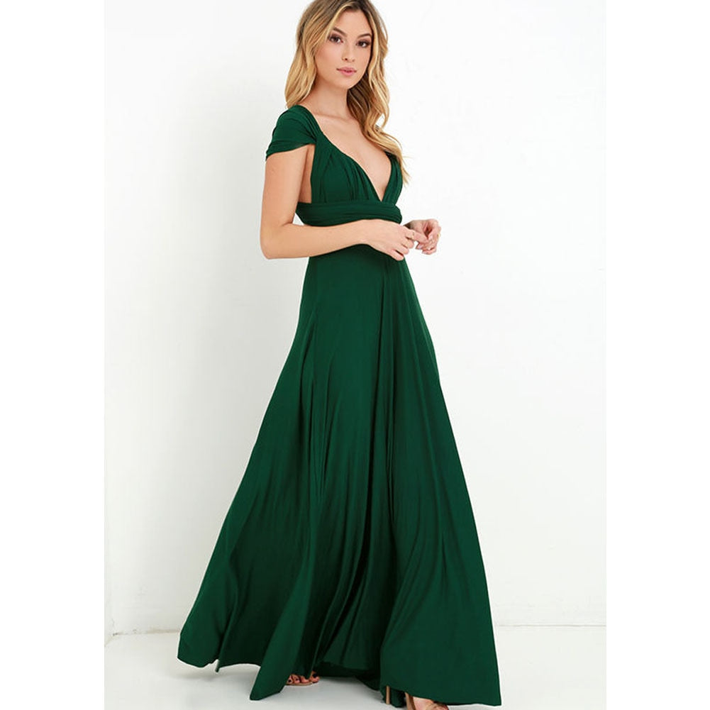 Sexy Long Women Dress Bridesmaid Formal Multiway Wrap Convertible Harajuku Infinity Maxi Dresses Robe Longue Vestidos