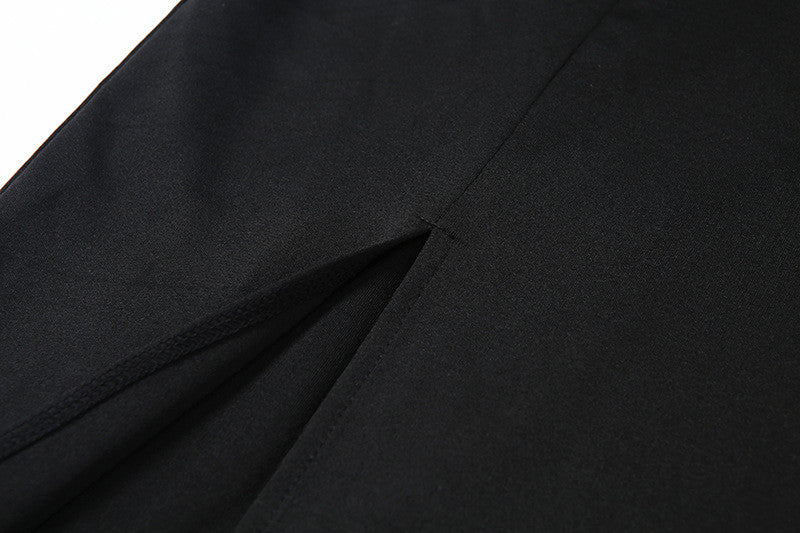 sixsr Fashion Trends Backless Sexy Strap Split Summer Dress Women Elastic Long Dresses Sleeveless Camisole Clubwear Evening Party Dress Women's Robe