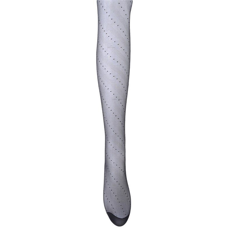 New Women Tights Black Dots Heart Pattern Whole Seamless Sexy Tights Female Ladies Thin Summer Tights Fashion