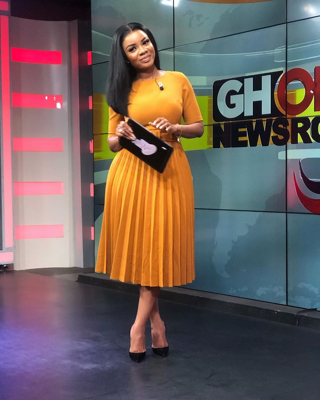 Sixsr African Style Women Casual Belted Pleated Dress Elegant Chic Office Lady A-Line High Waist Dress Autumn Winter Fashion