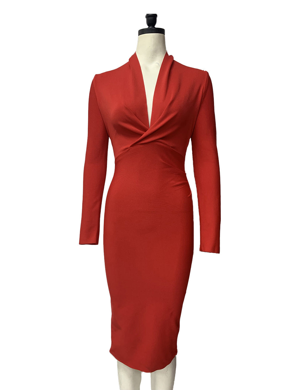 Sixsr New Summer Deep V Neck Women Bandage Dress Full Sleeves Celebrity Bodycon Dress Sexy Club Vestidos Evening Party Dresses