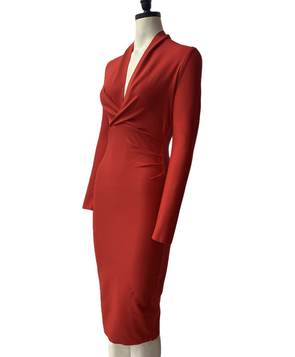Sixsr New Summer Deep V Neck Women Bandage Dress Full Sleeves Celebrity Bodycon Dress Sexy Club Vestidos Evening Party Dresses