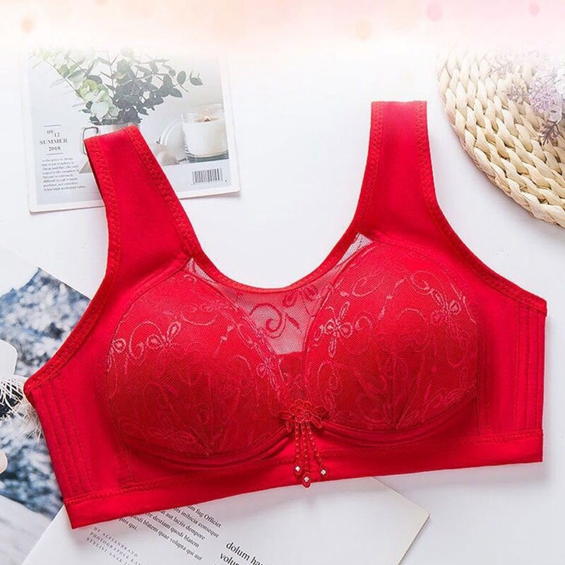 sixsr New No Rims Women Bras Seamless Lace Tube Top Anti-glare Breathable Comfort Large Cup Plus Size Women's Wireless Underwear