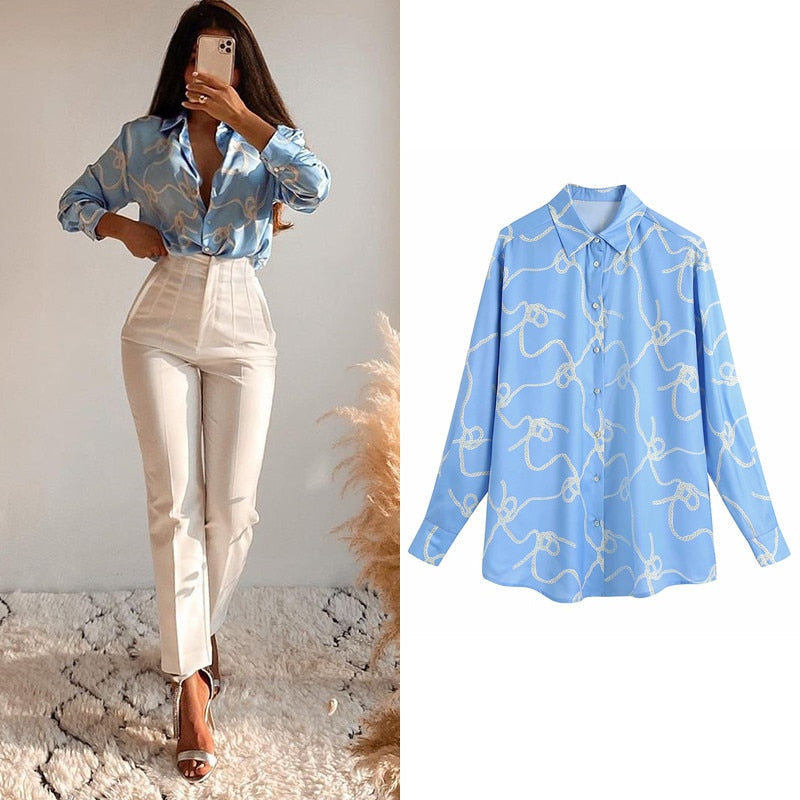 Sixsr women satin blouse long sleeve zebra print shirts vintage office ladies tops femme chandails fashion blusa de mujer Chandails