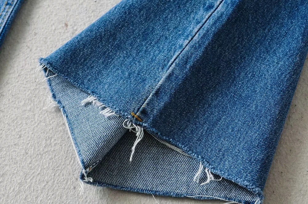 Sixsr Casual Fashion Straight Leg Women's Jeans Denim Bottom Harajuku Boyfriend Long High Waist Baggy Jeans Fall Pants