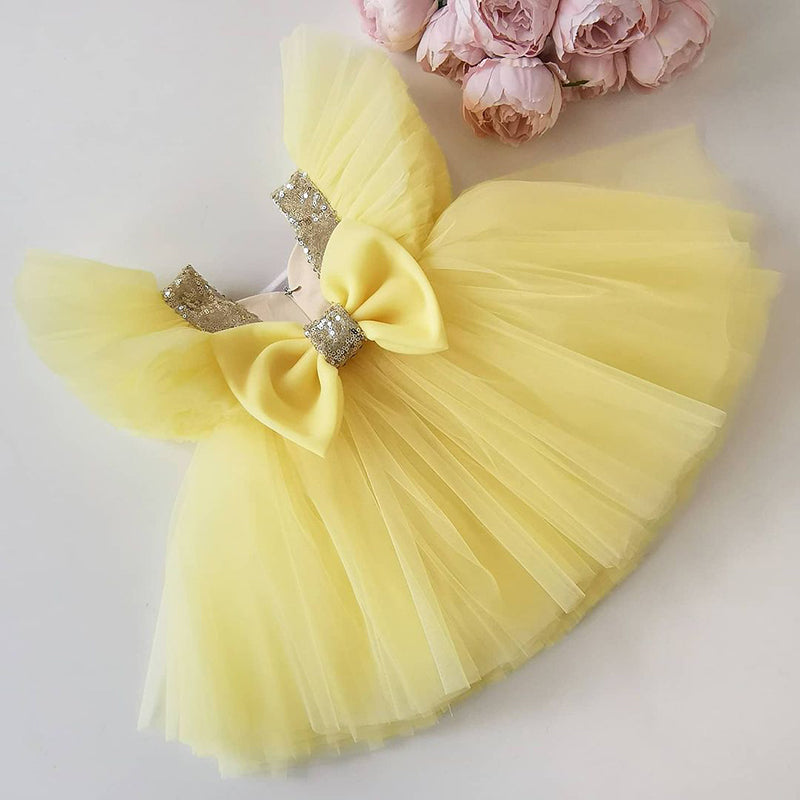 sixsr Girls Ruffles Princess Dress For Kids Wedding Elegant Party Tutu Prom Gown Children Birthday Pageant Communion Formal Vestidos